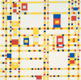 ZZBB "um caderno-de-artista": Piet Mondrian (1872 — 1944): "Broadway Boogie Woogie", 1942-43