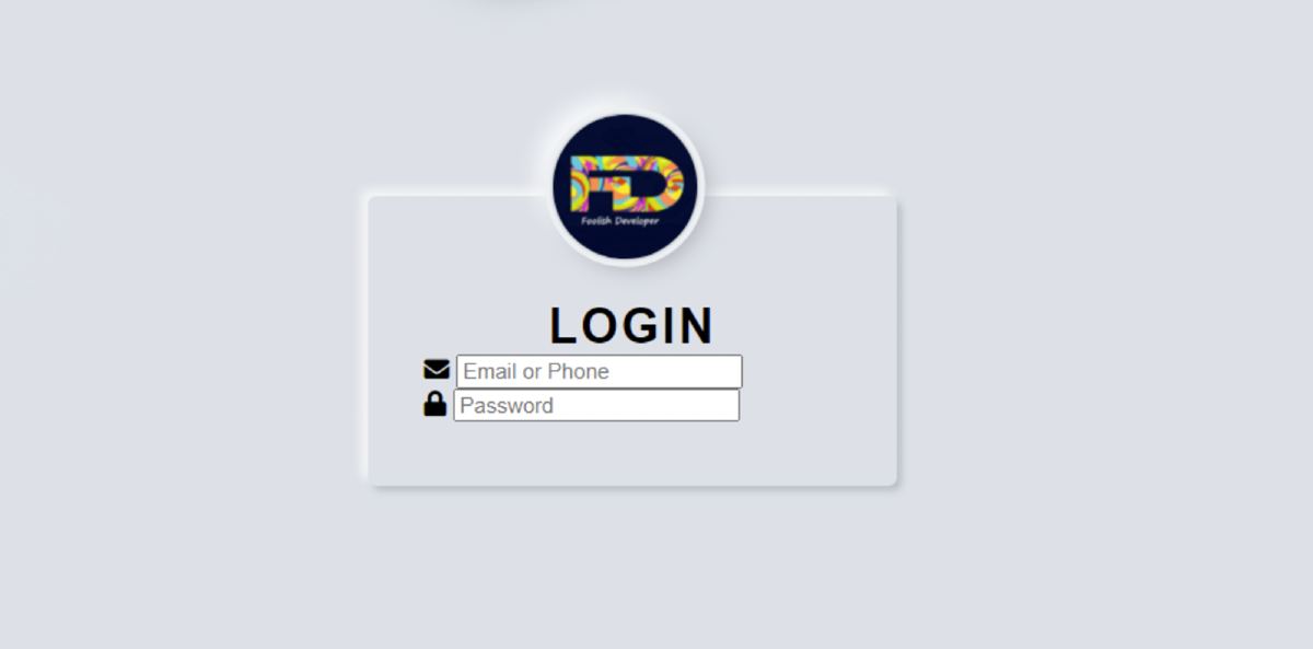 Create Email Password Input Place