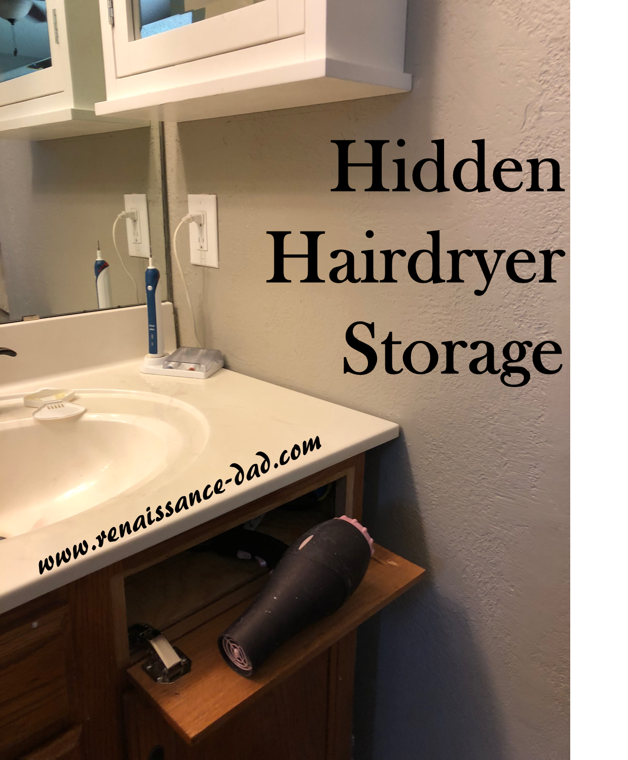 Renaissance Dad Hairdryer Storage