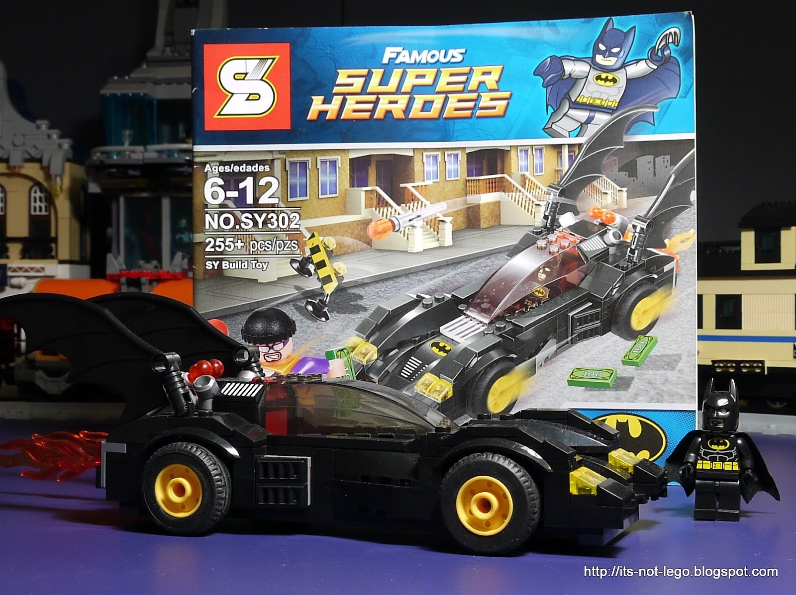 It's Not Lego!: Sheng Yuan SY302 Batmobile set review