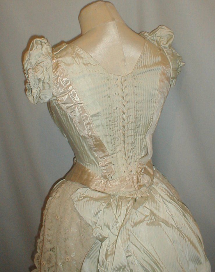 All The Pretty Dresses: 1880's Bustle Ball Gown in Ice Blue