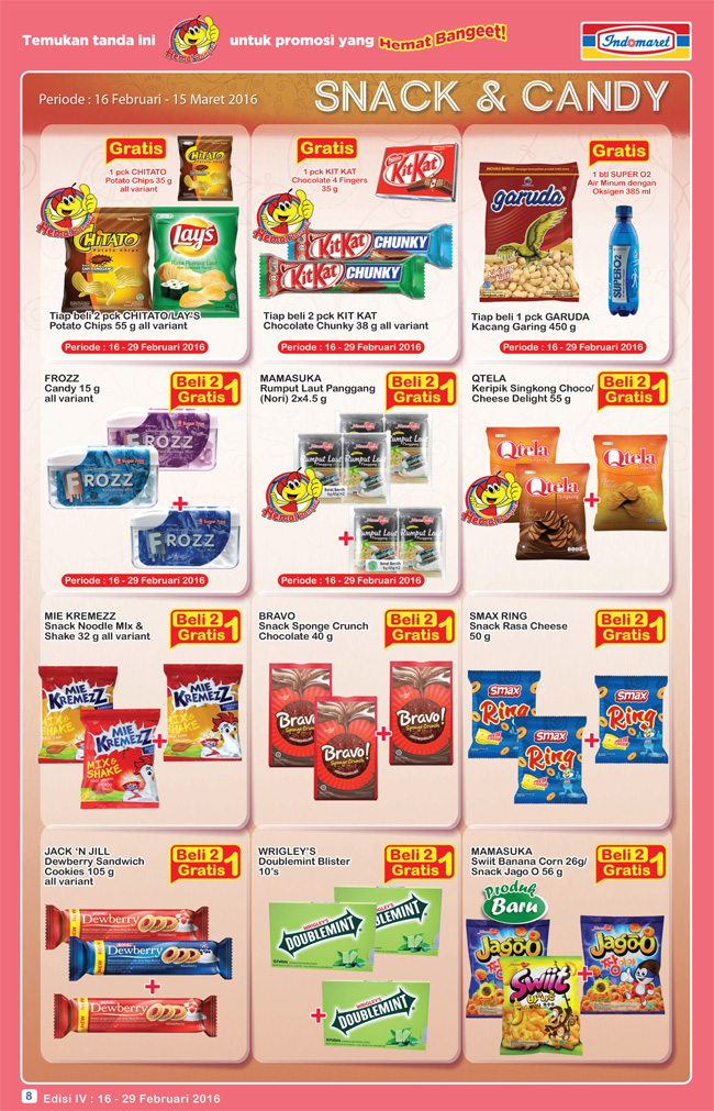 Katalog Promo dan Diskon Indomaret 1 Maret 15 Maret 2016 Promo Besar