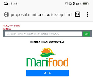 Pengajuan proposal event ke PT Marimas Marifood Pengajuan proposal event ke PT Marimas Marifood