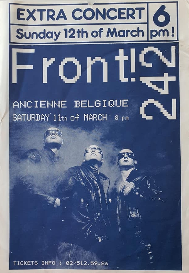 Front 242 Articles 12 March 1989 > Ancienne Belgique, Bruxelles