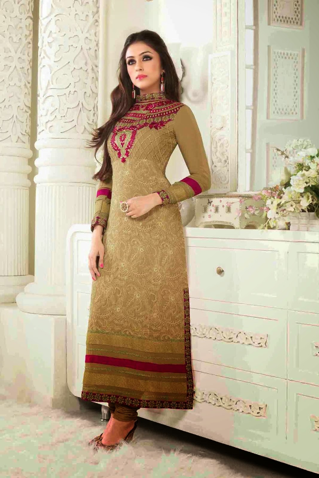 Long Churidar Salwar Suits 2014 | Latest Fashion and Shopping Deals