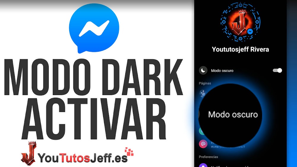 Activar Modo Oscuro en Messenger - Trucos Facebook