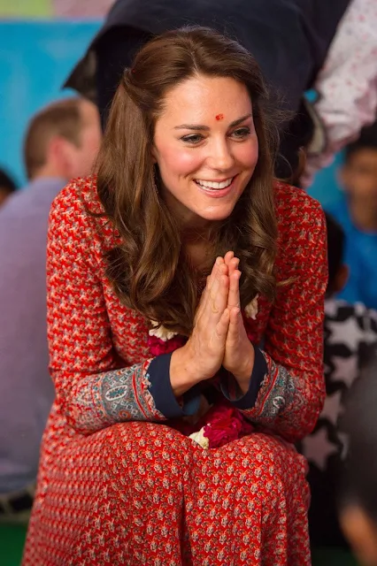 William and Kate visited the Salaam Baalak Trust - an Indian non-profit and non-governmental organization