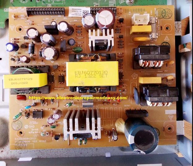 electronics repair made easy LG home theater model HT806 came in dead