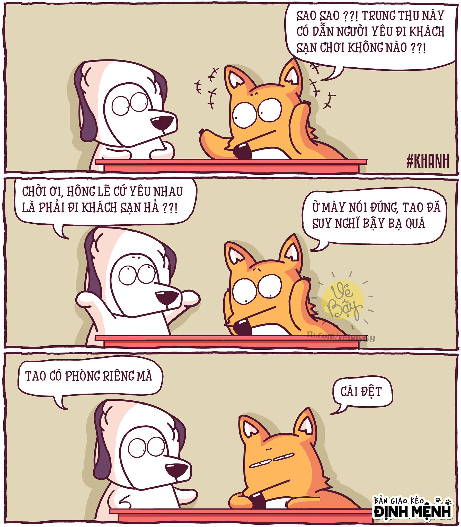 Ảnh Chế Trung Thu FA (Người Cô Đơn) Một Mình Hài Hước & Vui Nhộn