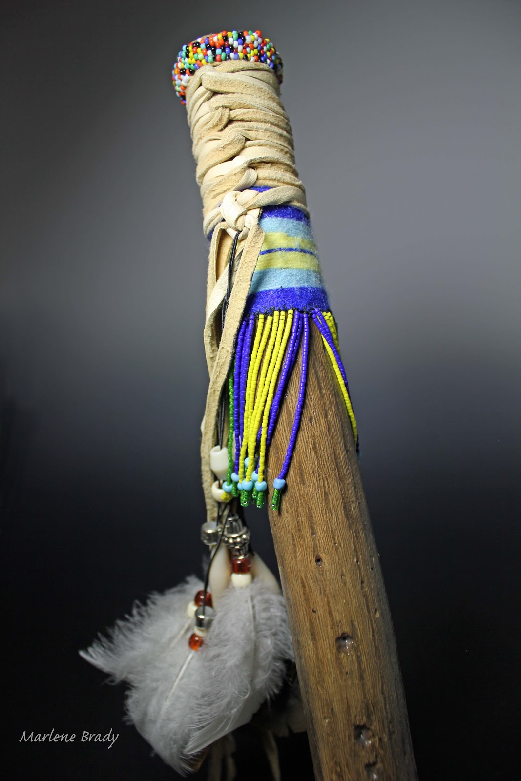 Marlene Brady Beaded Rain Stick