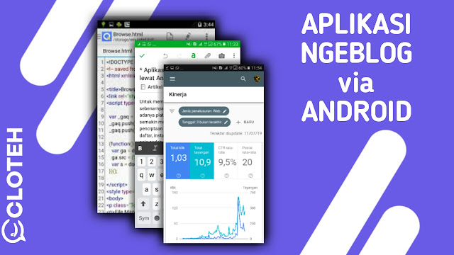 Aplikasi untuk mempermudah Mengelola blog di Android