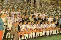 REAL VALLADOLID S. A. D. - Valladolid, España - Temporada 1996-97 -Foto oficial del REAL VALLADOLID, 7º clasificado en la Liga de 1ª División, con Vicente Cantatore de entrenador