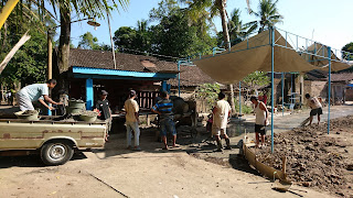 Pembangunan infrastruktur mandiri Kampung KB Gumulan 