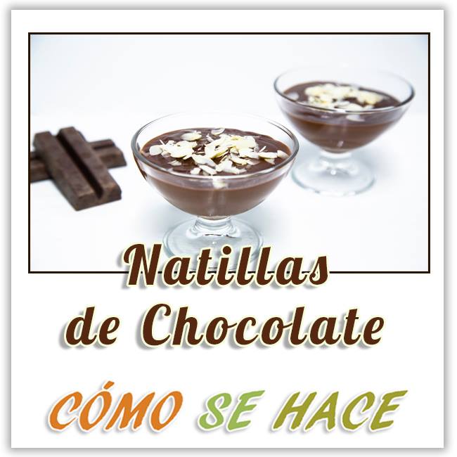  NATILLAS DE CHOCOLATE