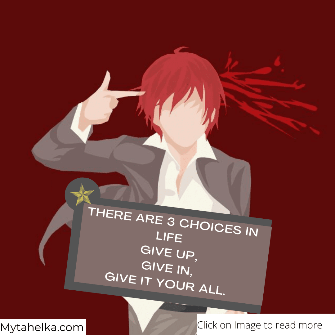 Karma Akabane Quotes from Assassination Classroom