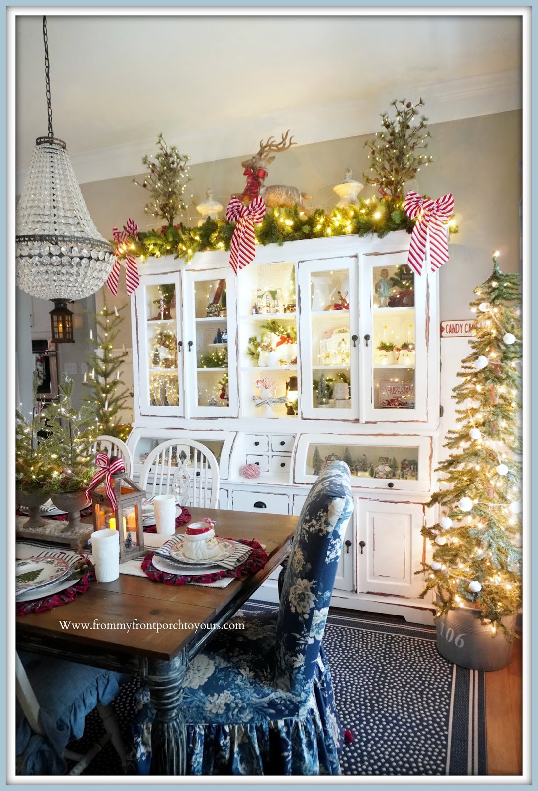 From My Front Porch To Yours: Cottage Farmhouse Christmas Dining Room
