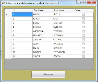 c# remove datagridview checked row