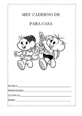 capas de caderno para casa