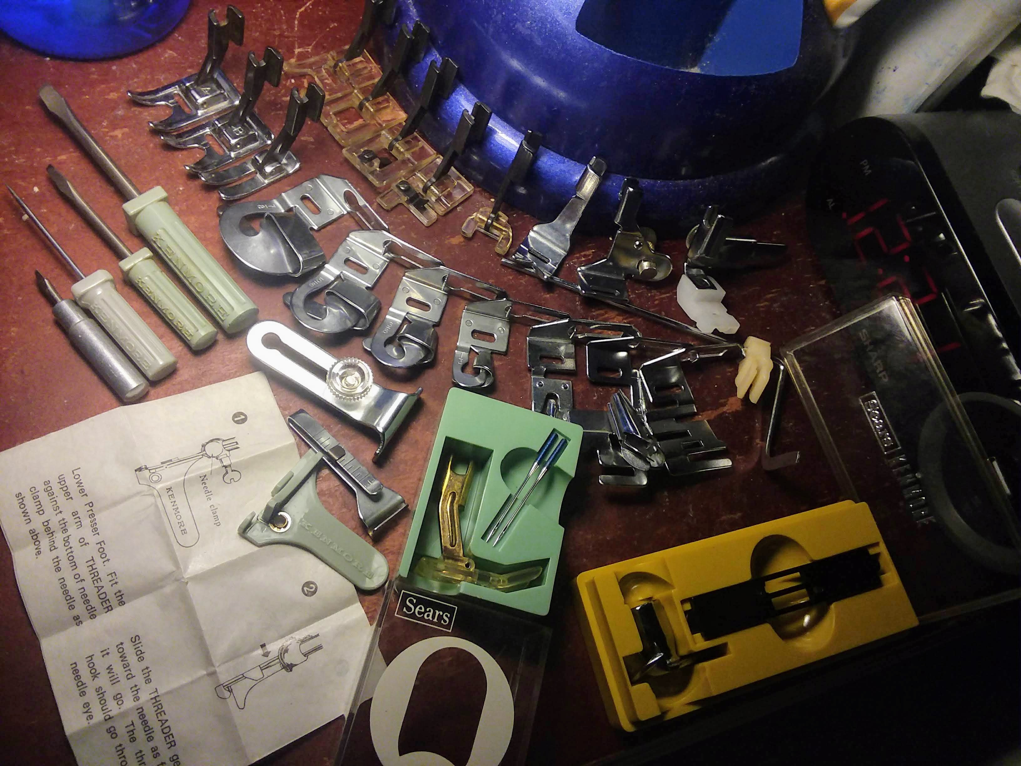 Kenmore Sewing Machine Feet and Adapters version 2