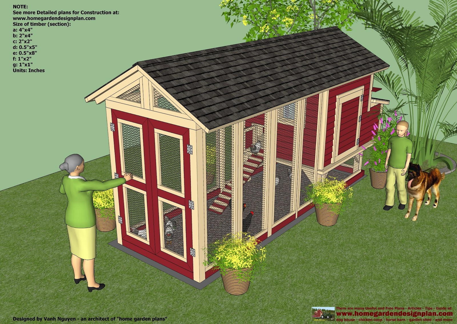 home garden plans: M102 - Chicken Coop Plans Construction - Chicken ...