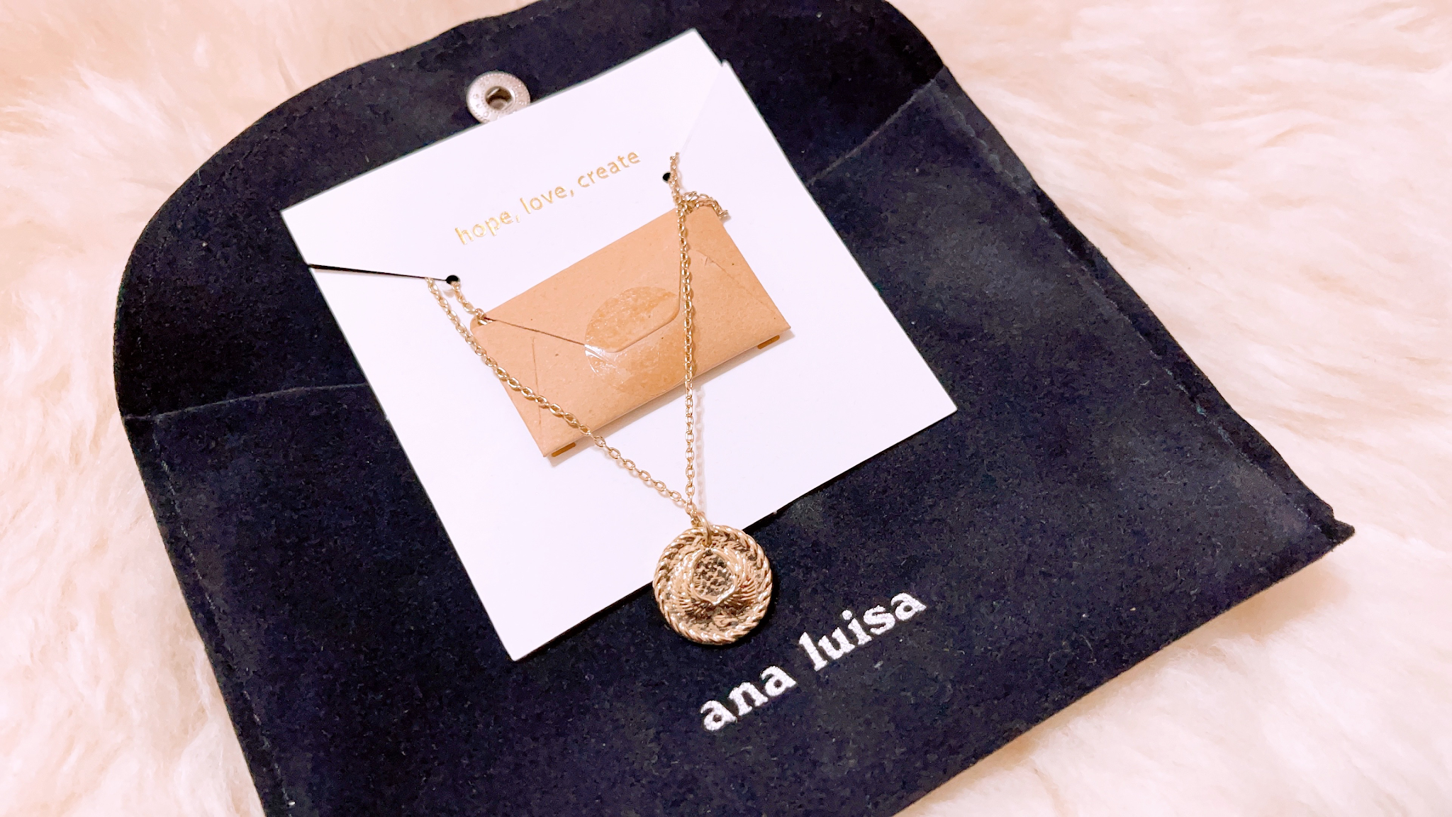 Ana Luisa: Kelly Necklace Review, Angel Gold Coin Necklace, Discount Code Included