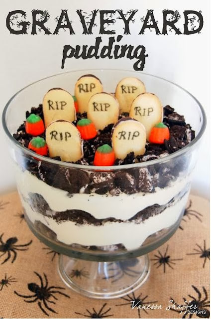 Graveyard Pudding Halloween Treat