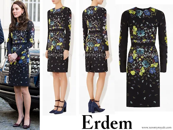 Kate Middleton wore ERDEM Evita Dress