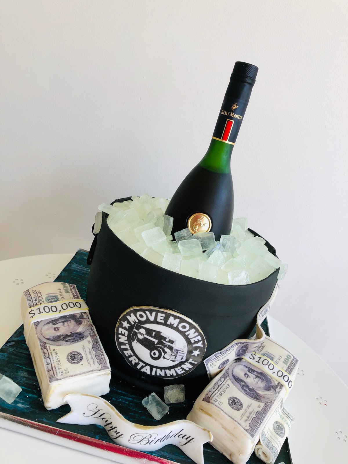 Baking with Roxana's Cakes Ice Bucket Birthday Cake