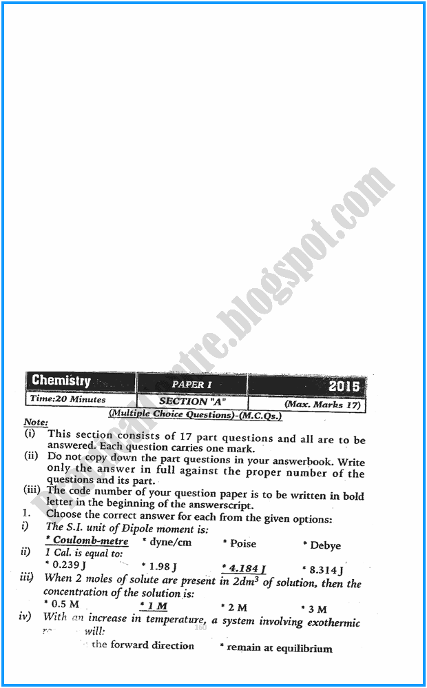 11th-chemistry-five-year-paper-2015