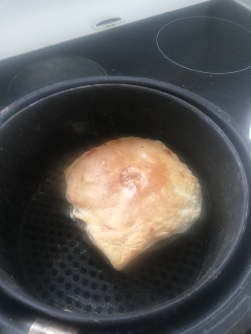 Bim to AM Chicken & mushroom pie in Air fryer