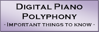 Digital Piano Polyphony
