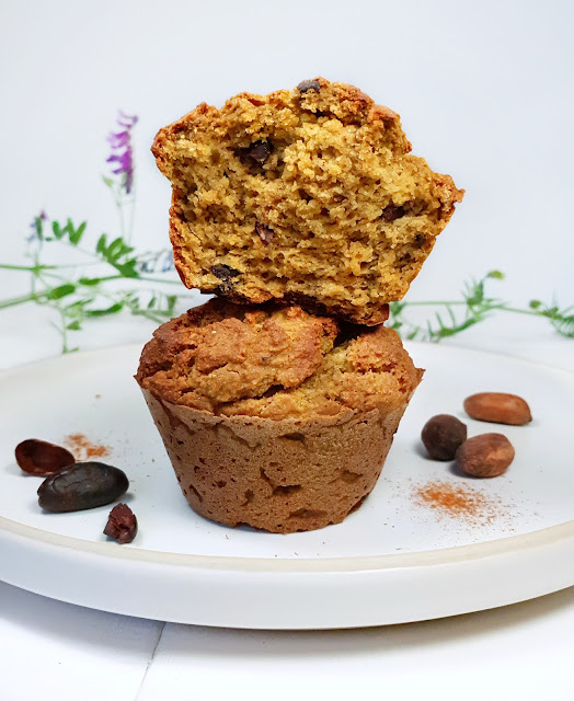 MUFFINS aux graines de chia, SANS GLUTEN, SANS OEUF