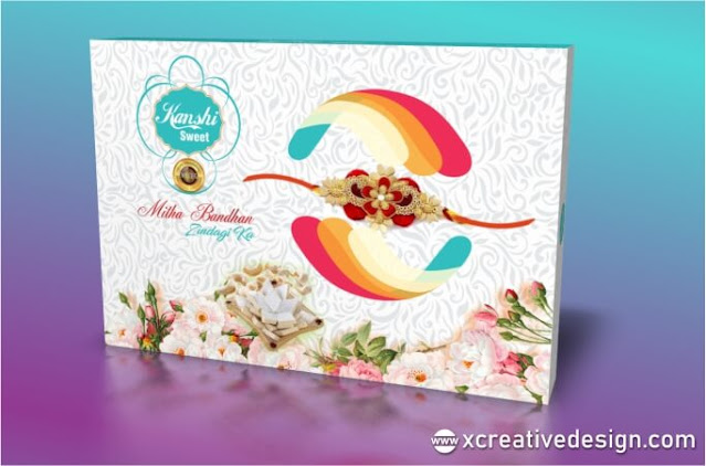 rakhi sweet box design