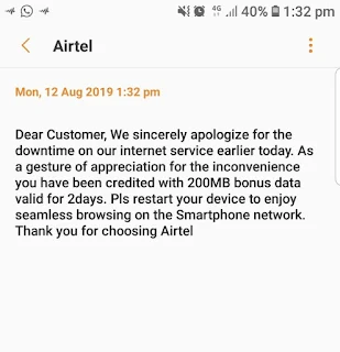 Airtel Gives Out Free 200MB
