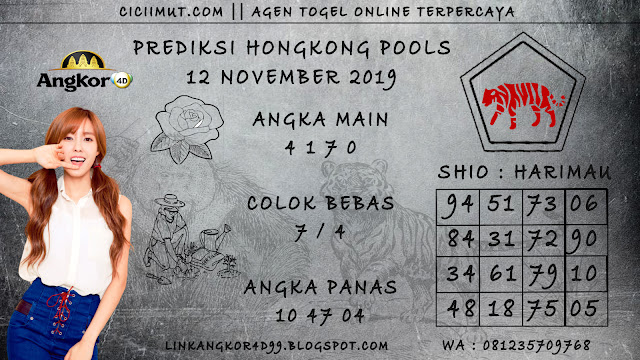 PREDIKSI HONGKONG POOLS 12 NOVEMBER 2019 PREDIKSI HONGKONG POOLS 12 NOVEMBER 2019