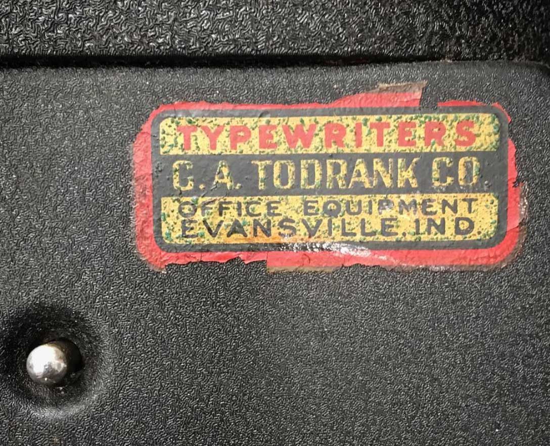 A shiny label for Urban Legend Typewriters/ /THE TYPEWRITER REVOLUTION