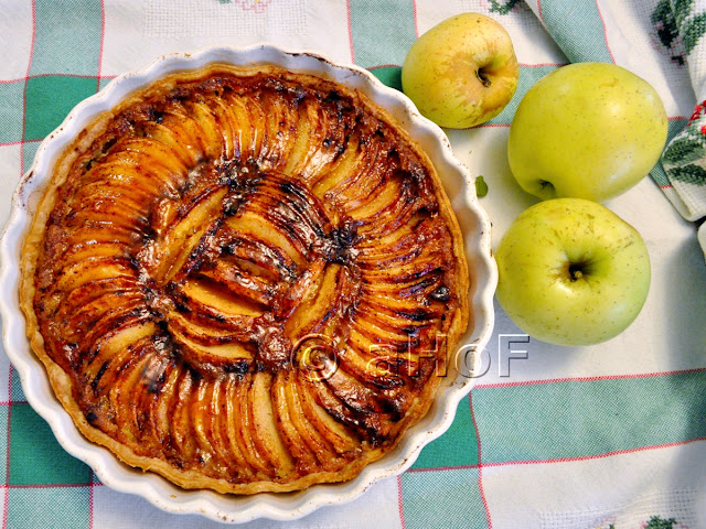 Frangipane, Apple Tart, dessert, pie, recipe