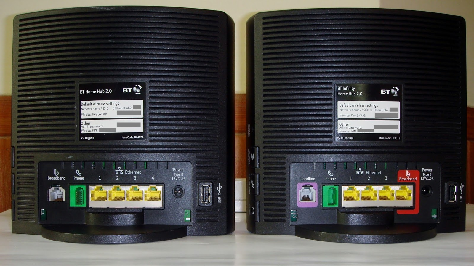 BT Home Hub 2.0 Type B and BT Infinity Home Hub 2.0 Type B: Info