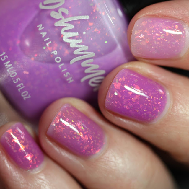 KBShimmer Where My Beaches At? orchid to clear thermal nail polish 