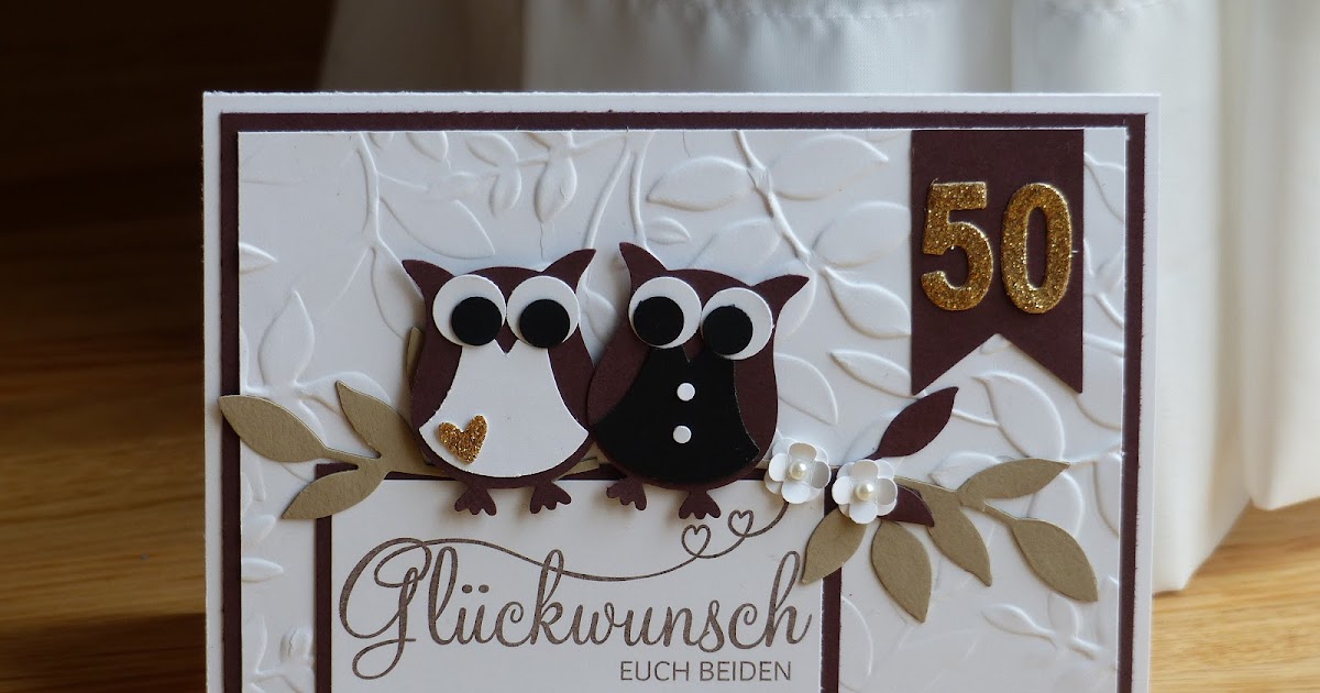 Meine Schönsachen Eine Karte zur goldenen Hochzeit