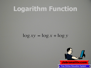 Top 10 Mathematical Equations That Changed The World-World-Logarithm-Function