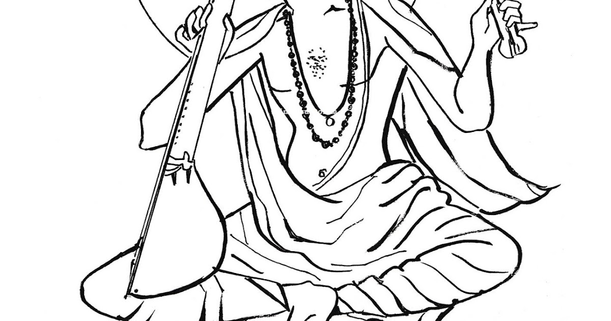 Heritage of India Saint Thyagaraja Swamy line drawings in my collection on the occasion of