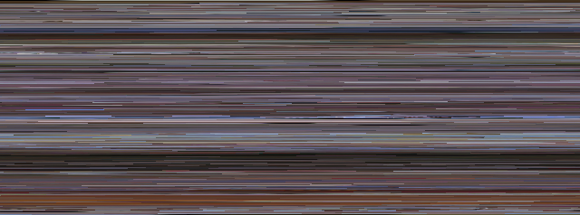 Pixel array of averaged colour for each frame in the film.
