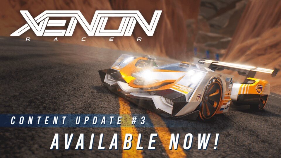 Free Xenon Racer Content Update #3 Adds New Location “Silver State” And New Racing Team