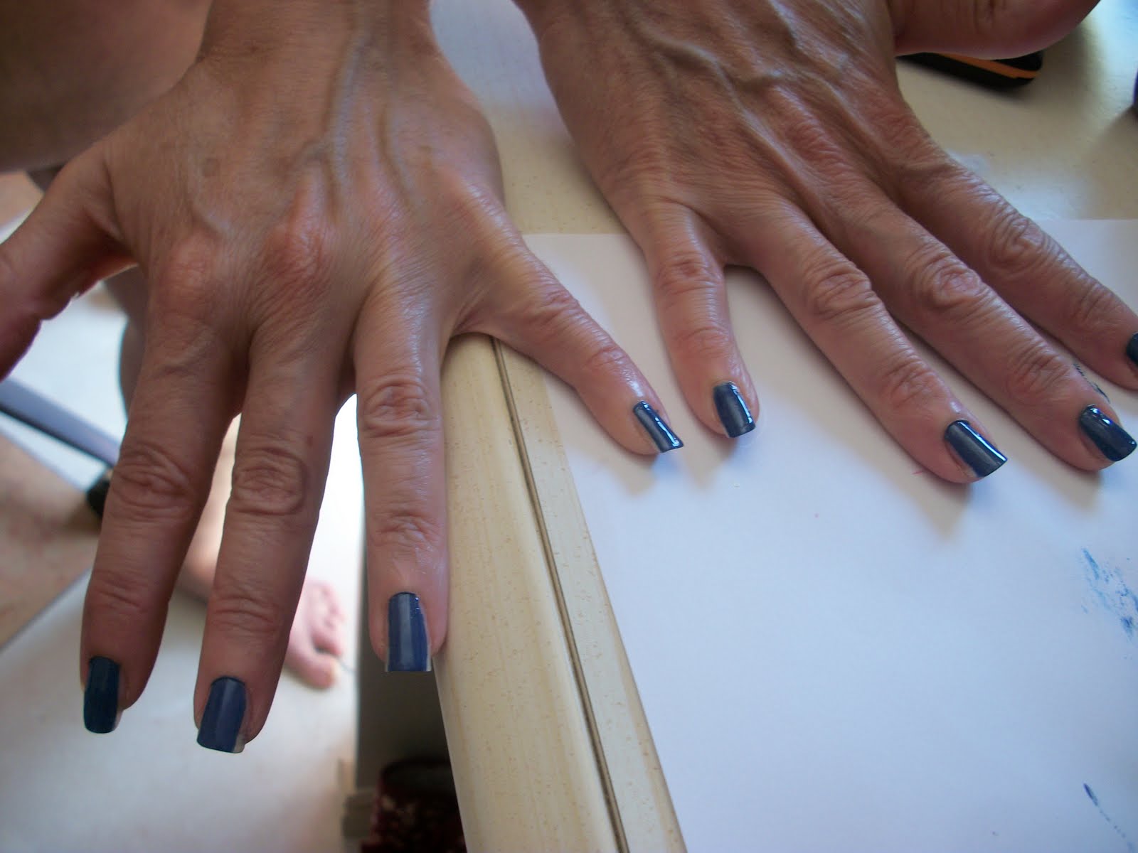 theThoughtofFrida nail art blu e argento