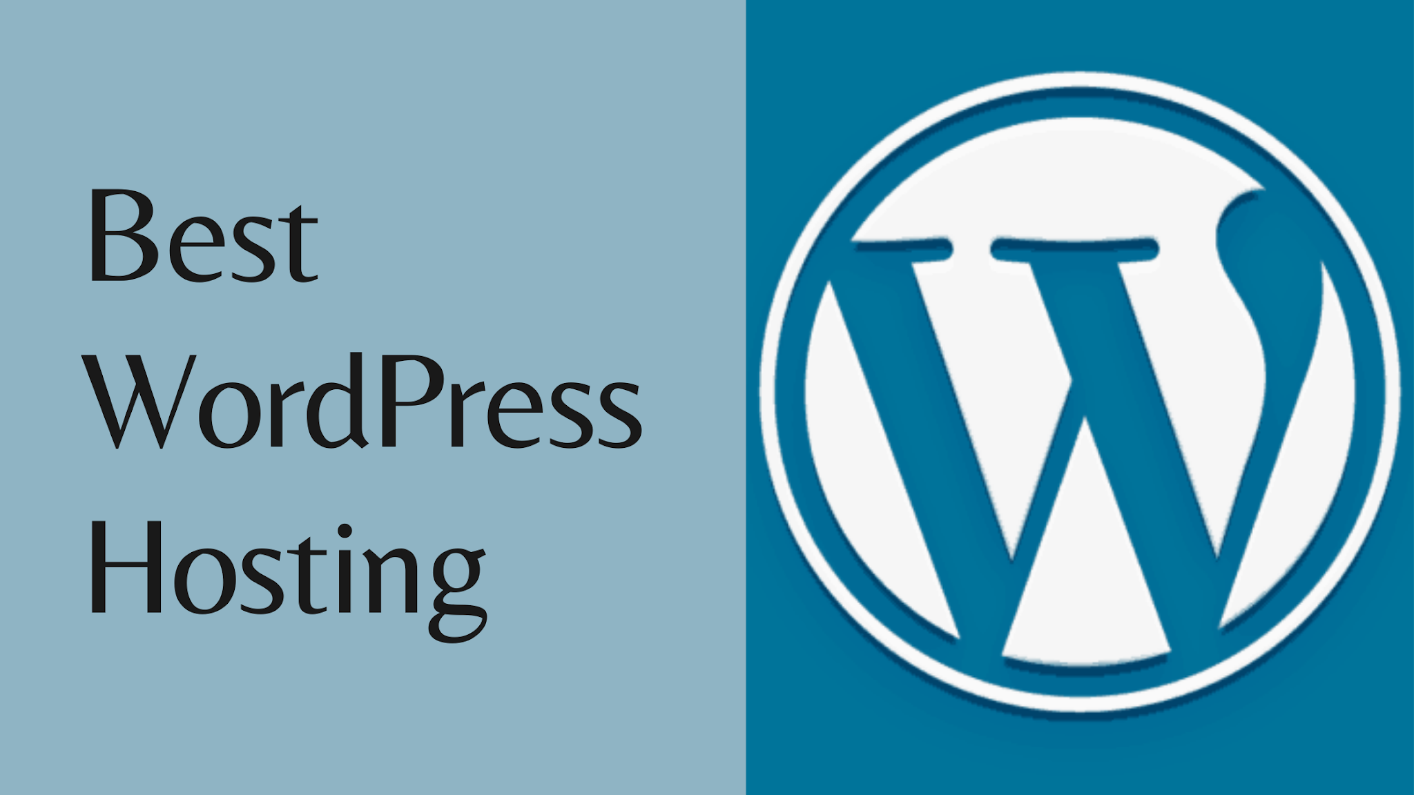 Wordpress host. WORDPRESS.