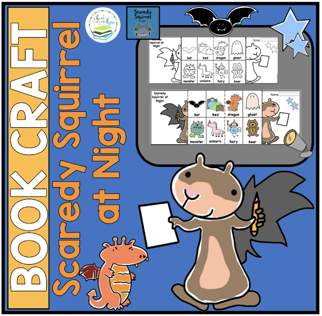 SCAREDY SQUIRREL AT NIGHT BOOK CRAFT Book Units by Lynn
