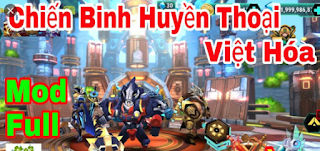 Tải game lậu mobile Chiến Binh Huyền Thoại Trung Quốc Việt Hóa Full KNB & Full Vàng Xài Thả Ga
