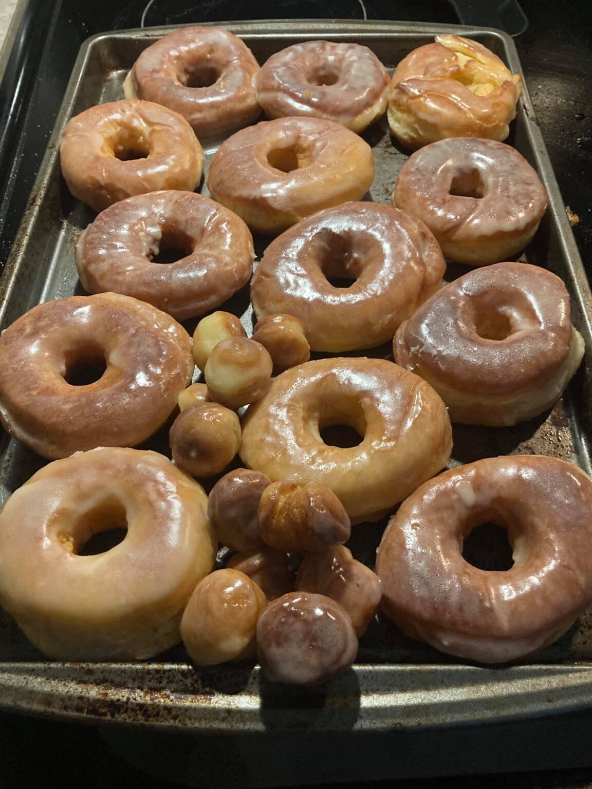 OLD FASHIONED SOUR CREAM GLAZED DONUTS