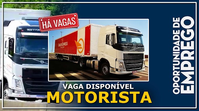 Transportadora Bauer Express abre vagas para motorista carreteiro